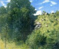 Ravine near Branchville impressionist landscape Julian Alden Weir woods forest
